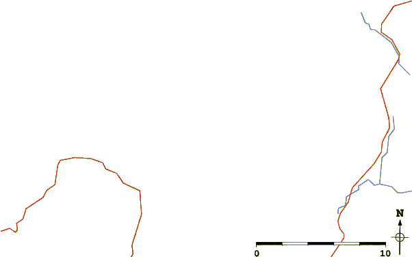 Roads And Rivers Around Portsalon Beach - Plot (601x400)