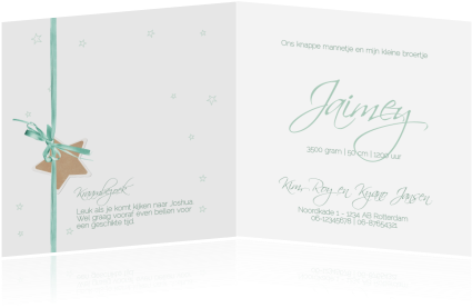 Een Leuk Geboortekaartje Met Een Lintje En Een Strikje - Sketch Pad (455x350)