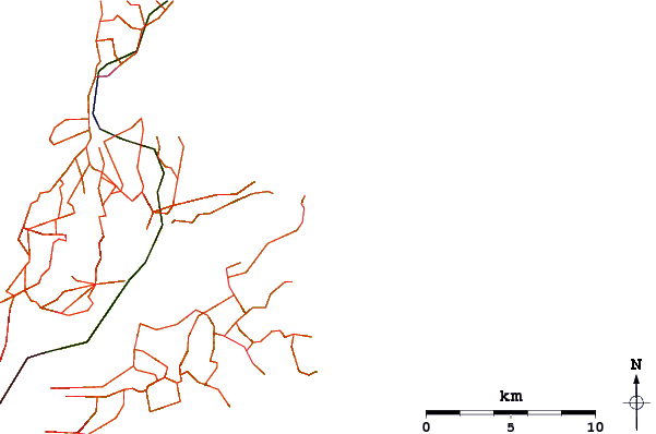 Roads And Rivers Around Otago Peninsula - Illustration (601x398)
