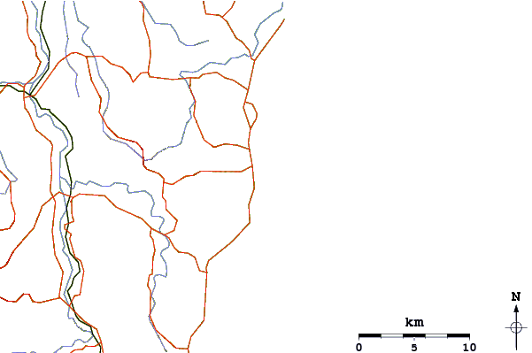 Roads And Rivers Around Emerald Beach - Beach (601x399)