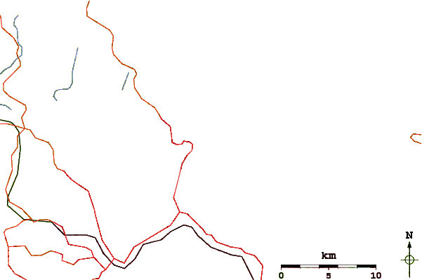 Roads And Rivers Around Milford Beach - Beach (601x399)