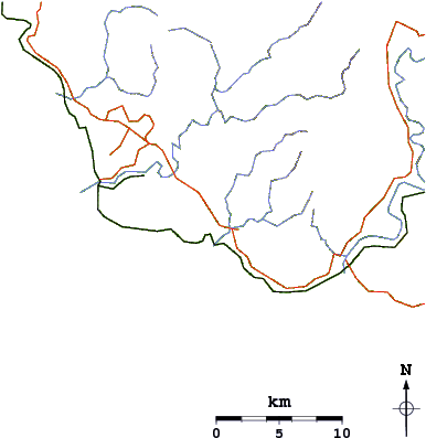 Roads And Rivers Around Natadola Beach - Atlas (601x398)