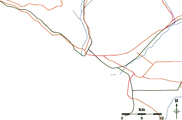 Roads And Rivers Around San Buenaventura State Beach - San Buenaventura State Beach (601x398)