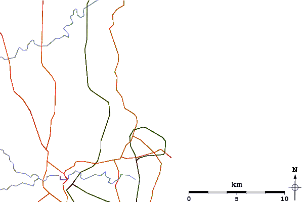 Roads And Rivers Around Creswell Beach - Beach (601x400)