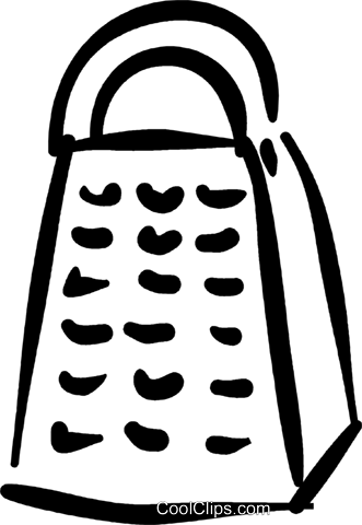 Cheese Clipart Cheese Grate - Cheese Grater Clip Art (331x480)