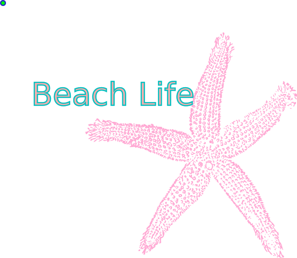 Latest Coral Starfish Clipart With Pink Starfish Clipart - Private Listing For Pam 2 Pair Custom Angela Style (600x521)
