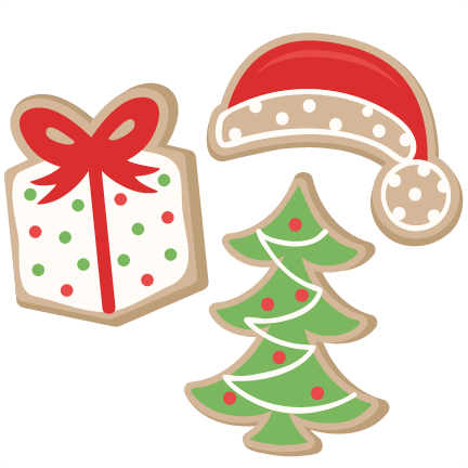 Christmas Cookie Cliparts Free Download Clip Art Free - Cute Christmas Cookies Clipart (432x432)