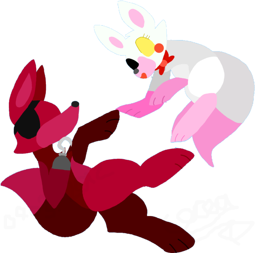 The Mangle And The Fox By Cordeliale - Illustration (935x854)