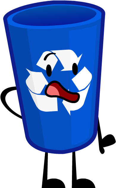 Recycling Bin Pose By Lbn Object Terror - Recycling (407x640)