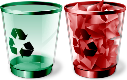 Best Free Recycle Bin Icon Clipart - Red Recycle Bin Icon (420x300)