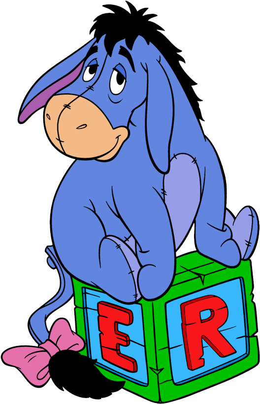 Free Clipart Water Illustration Cartoon Eeyore Clipart - Donkey Winnie The Pooh Clipart (568x830)