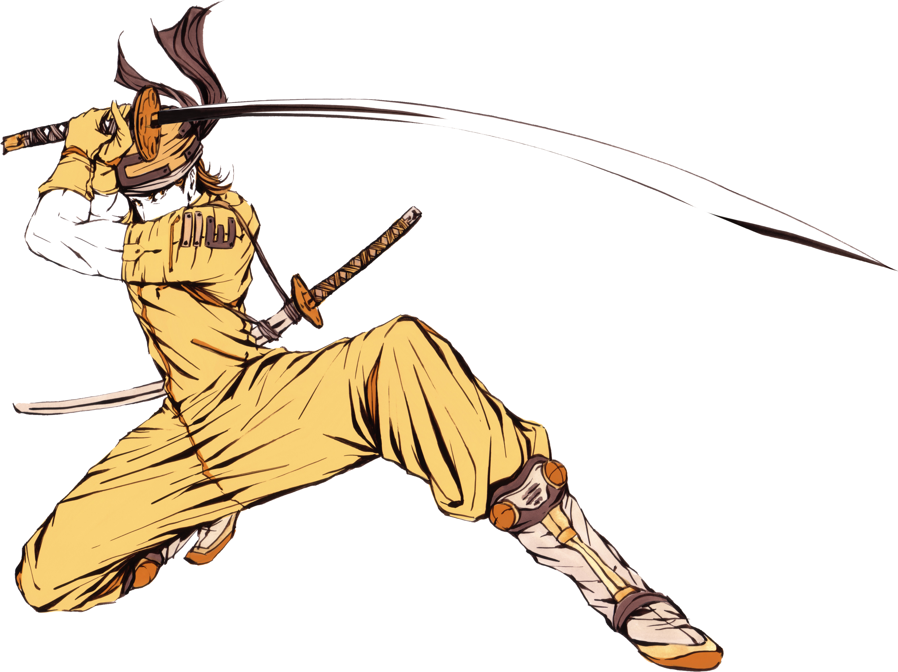 Japan Samurai Ru014dnin Watercolor Painting - Watercolor Samurai Transparent Background (3708x2756)