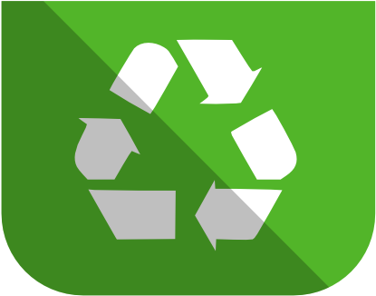 Pixel - Flat Recycle Icon Png (512x512)