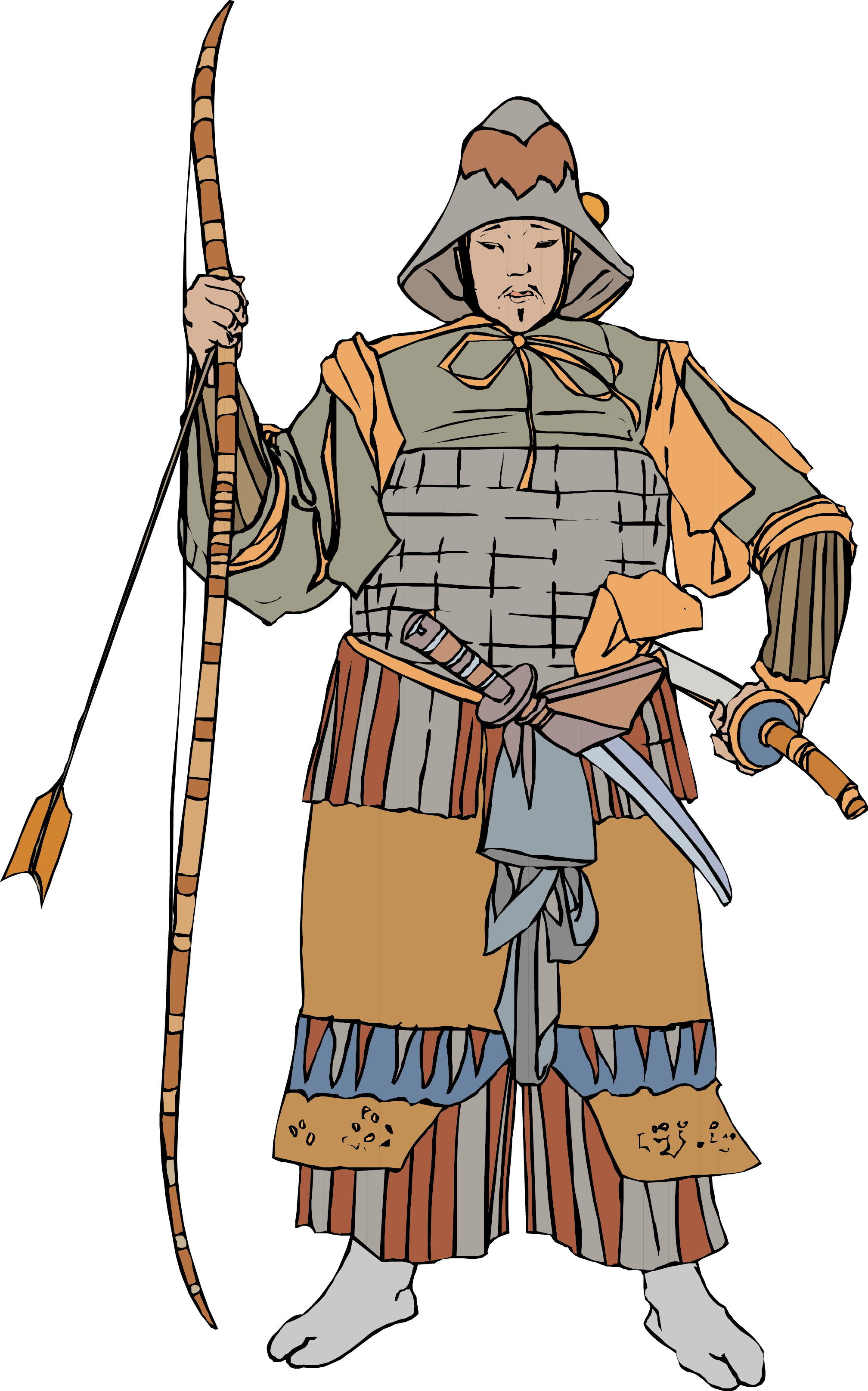 Japan Soldier Ancient History - 日本 士兵 古代 (2016x3230)