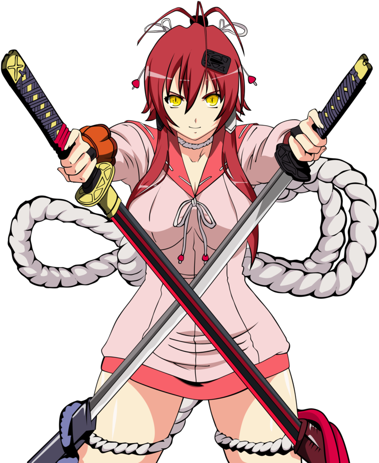 Anime Clipart Japanese Samurai - Hyakka Ryouran Samurai Girls Jubei (843x948)