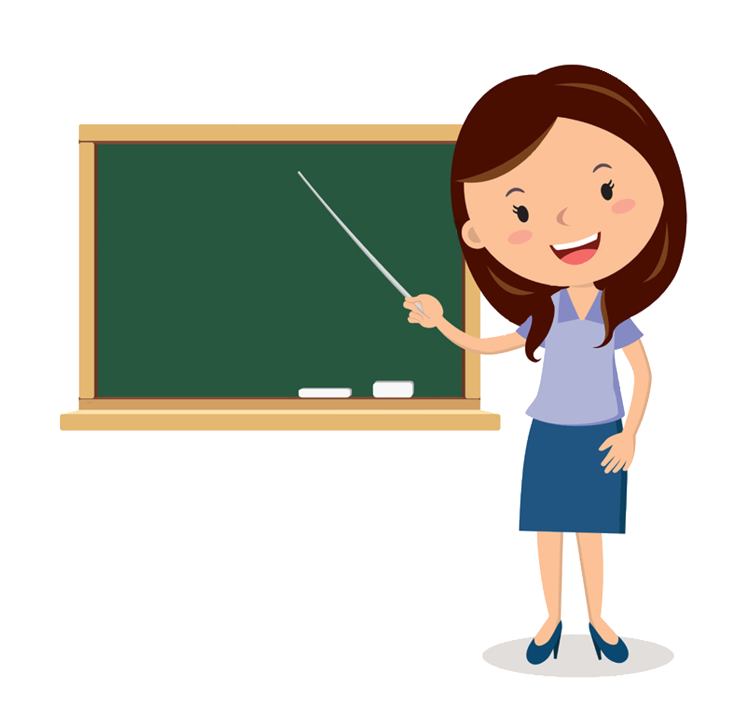Teacher Cartoon Blackboard - Teacher Cartoon (1500x1600)