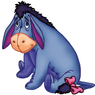 Eeyore Digital Drawing By Mammothbay - Eeyore Drawing Color (360x360)