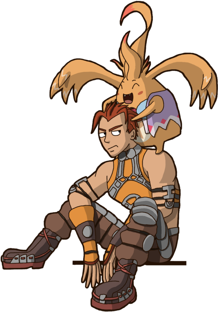 Reyn And Riki By Farore769 - Xenoblade Chronicles Reyn And Riki (761x1049)