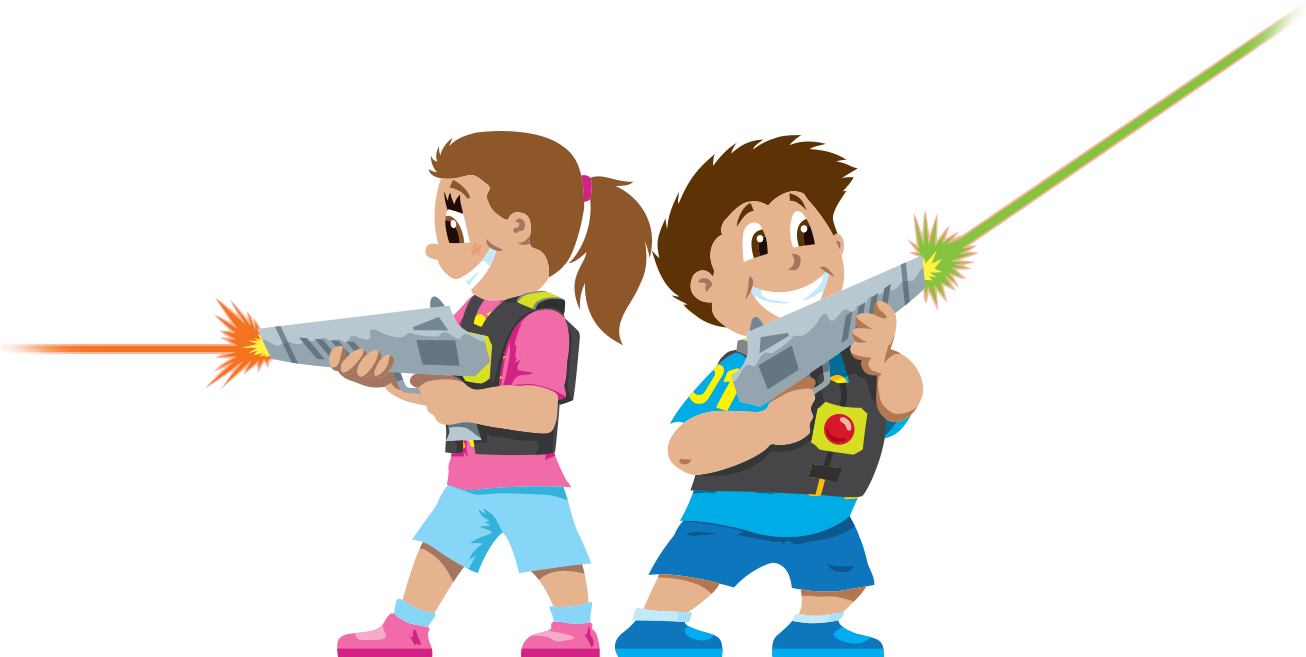 Laser Tag Game Child Clip Art - Clipart Laser Quest (1500x817)