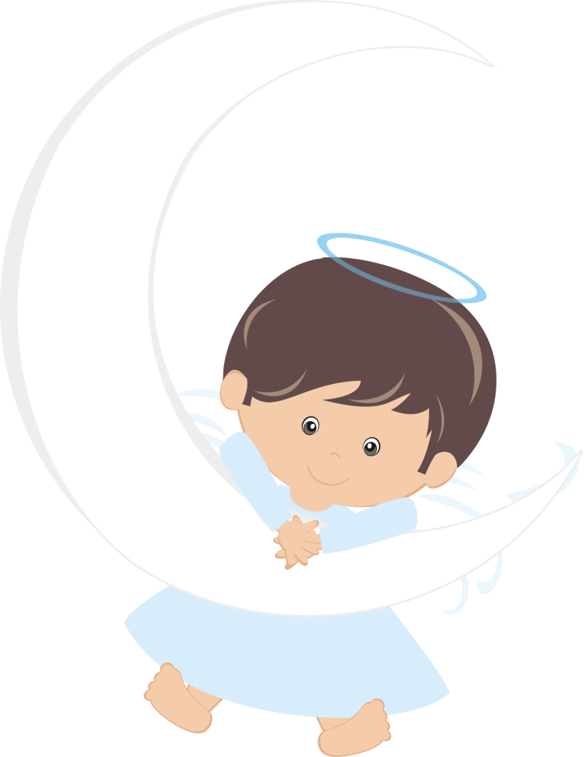 Ver Todas Las Imágenes De La Carpeta My 4shared - Anjinhos Star Christening Clipart Png (837x1080)