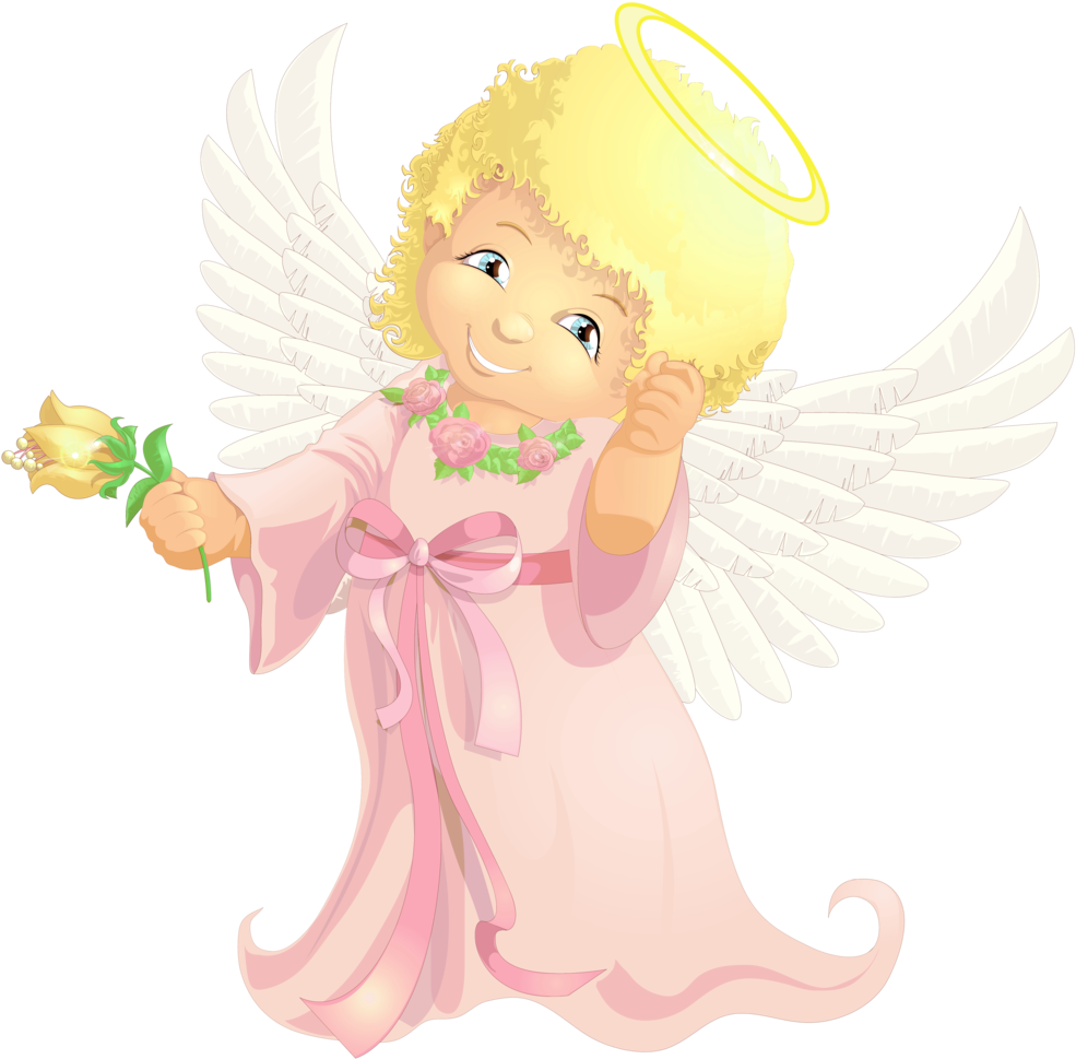 Angel Clipart Transparent - Cute Angel Clipart Png (1024x1009)