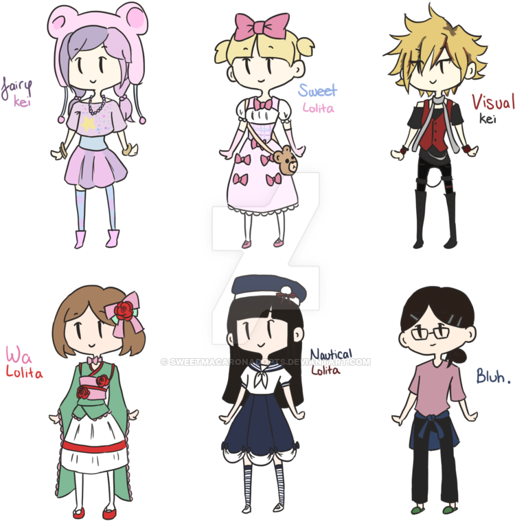 Japanese Subcultures}[super Discount] By Sweetmacaronadopts - Japanese Subcultures 2016 (800x800)