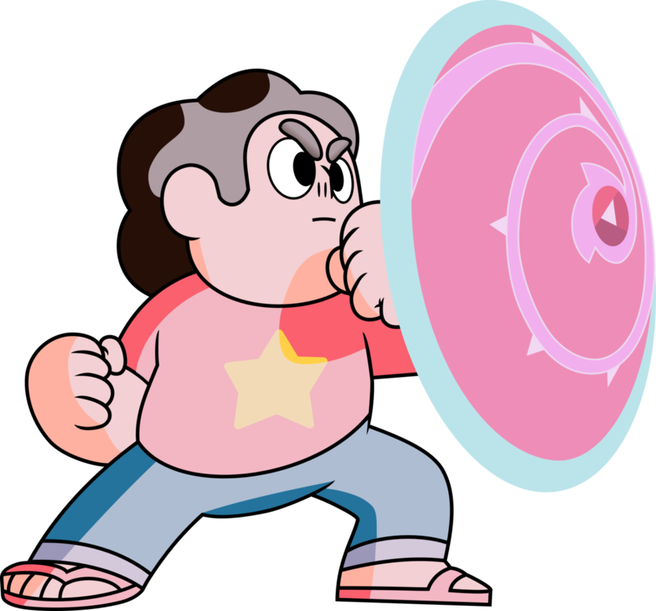 Steven Universe Shield By Rockint765 - Steven Universe With Shield (926x862)