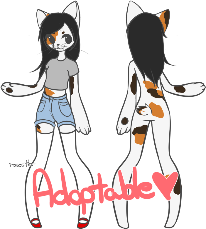 Anthro Japanese Bobtail Adopt [ O P E N ] By Rosesitter - Adoption (804x800)