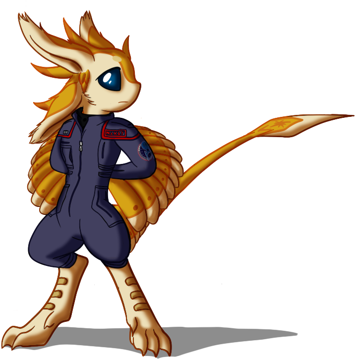 Commander Nakay By Hywther - Cartoon (750x750)