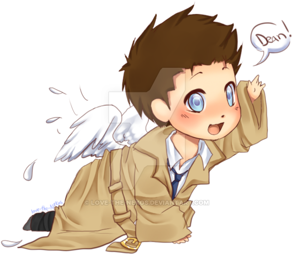 View Collection - Supernatural Fan Art Chibi (600x522)