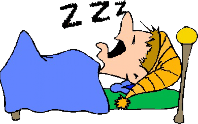Dreaming Clipart Snoring - Someone Sleeping Cartoon (640x480)