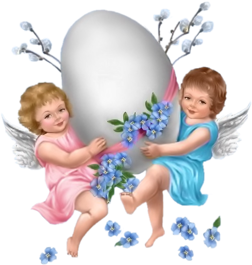 Victorian Die Cut - Открытки С Вербным Воскресеньем Бесплатно (500x536)