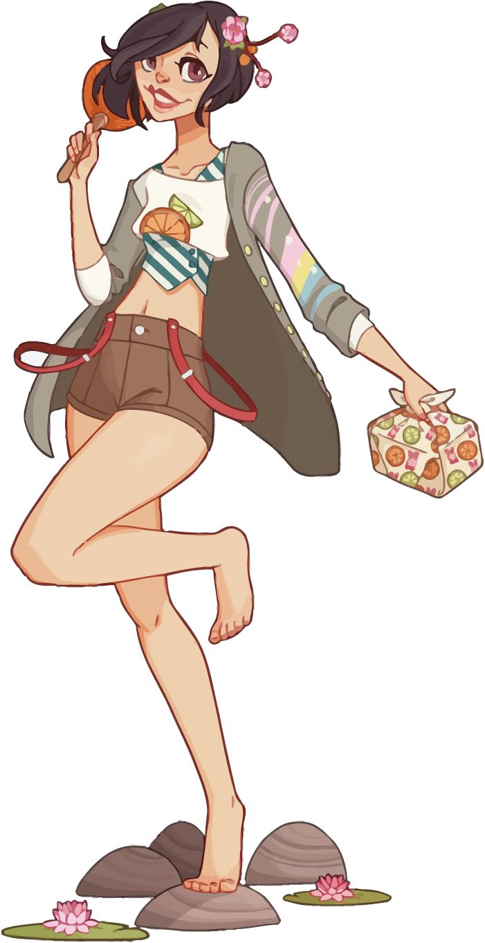 Model Sheet Character Design - Vector Graphics (1179x1500)