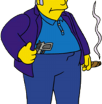 Fat Tony D'amico - Fat Cop From Simpsons (400x400)