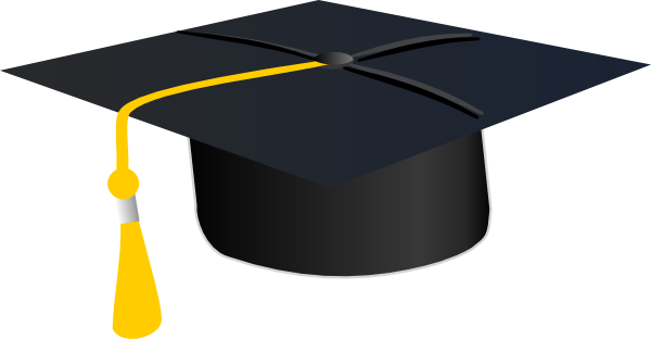 Fotos De Birretes De Graduación - Graduation Cap With Orange Tassel (600x312)