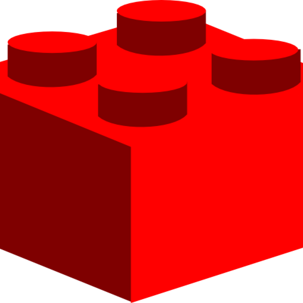 Lego Clipart Red Clip Art At Clker Vector Online Royalty - Clip Art (1024x1024)
