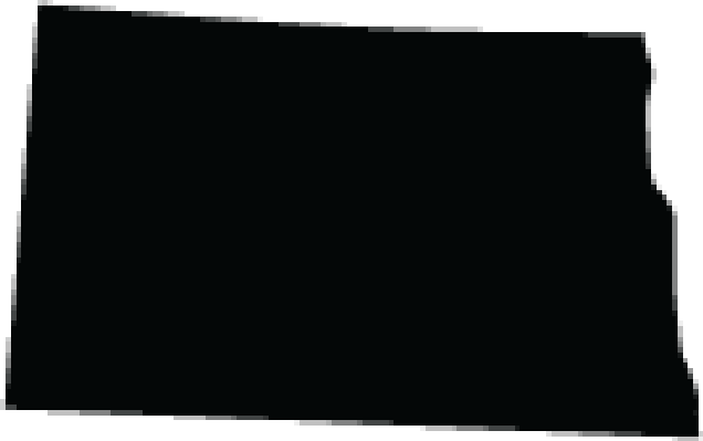 Silhouette Of North Dakota - Municipality Of Vila Nova De Gaia (636x399)