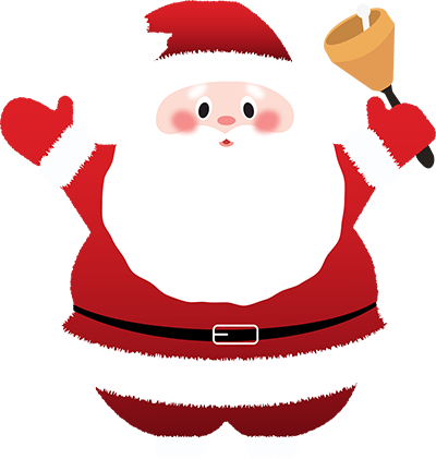 Santa Claus Vector - Christmas (400x421)