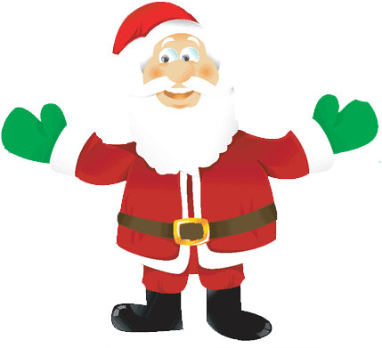Http - //gallery - Yopriceville - Com/free Clipart - Santa With A Transparent Background (435x438)
