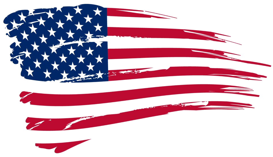 American Flag Clipart Awesome - Us Flag No Background (1024x768)