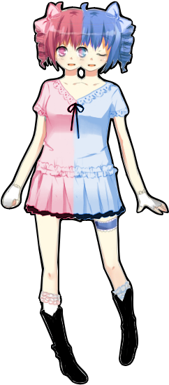Twinteto The Conjoined Girl By Jim830928 - Girl - (272x573) Png Clipart Dow...