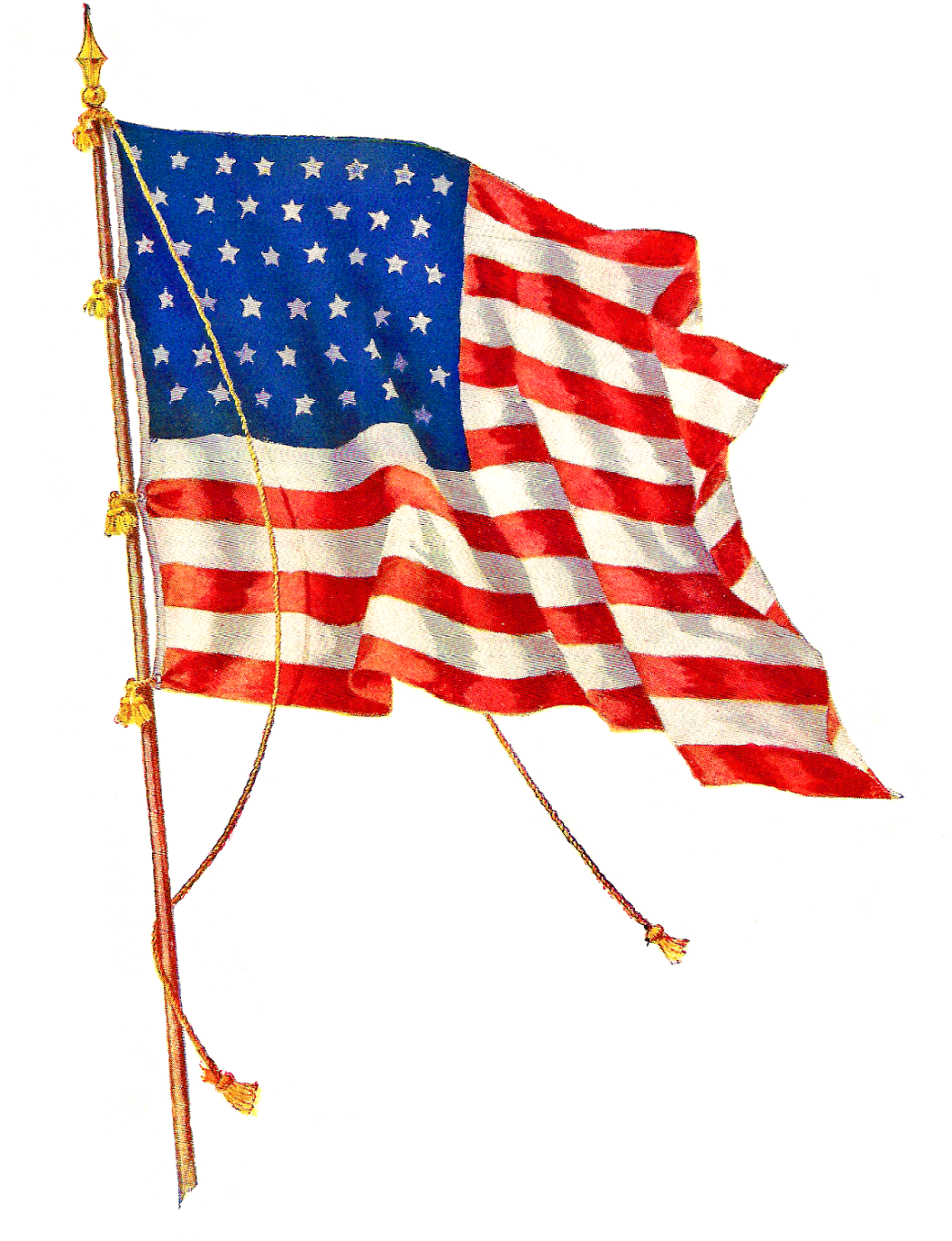 Independence Day Clipart Png For Kids - Flag Of The United States (1232x1600)