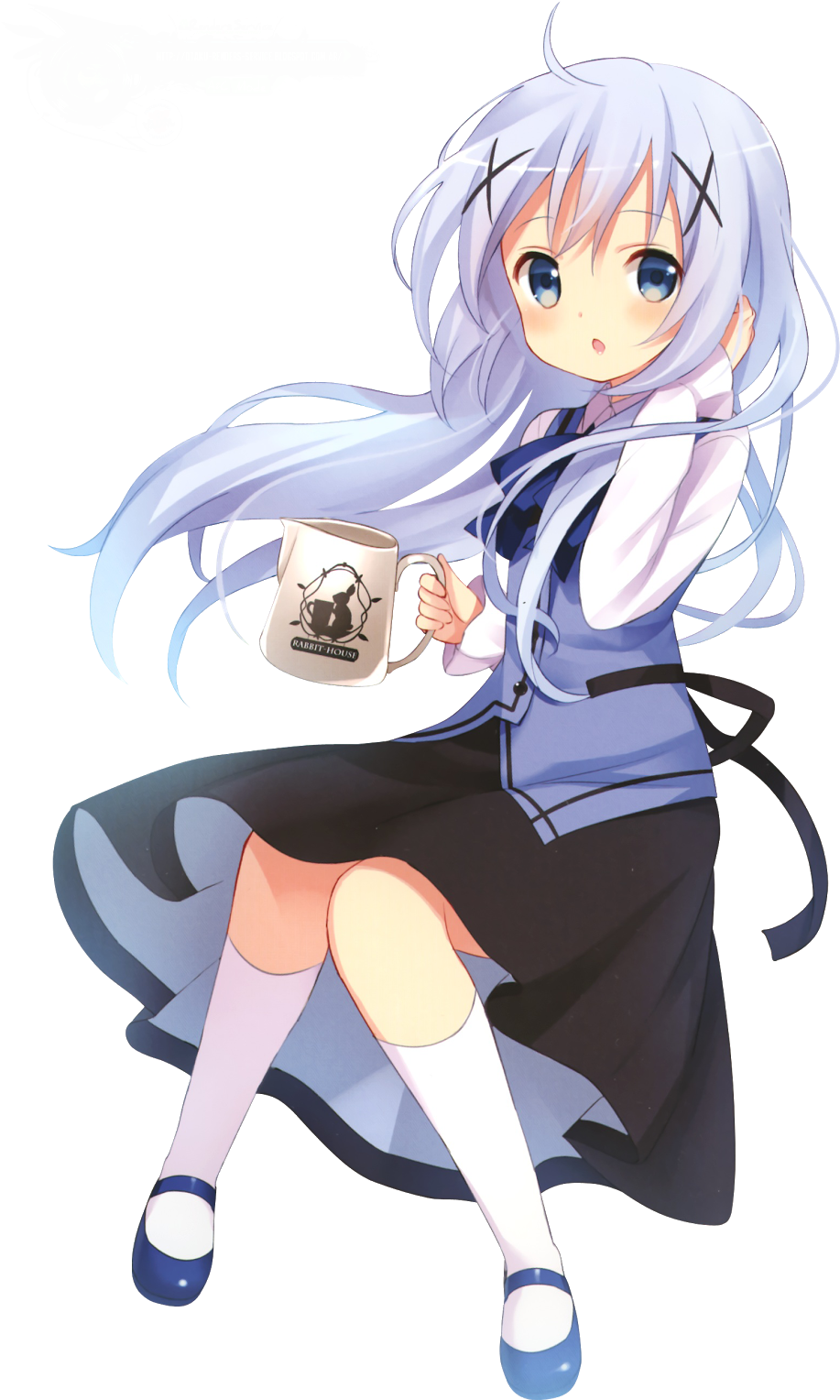 Kafuu Chino Render By Poppyoreos-d7zaxha - Kafuu Chino Render By Poppyoreos-d7zaxha (1119x1600)