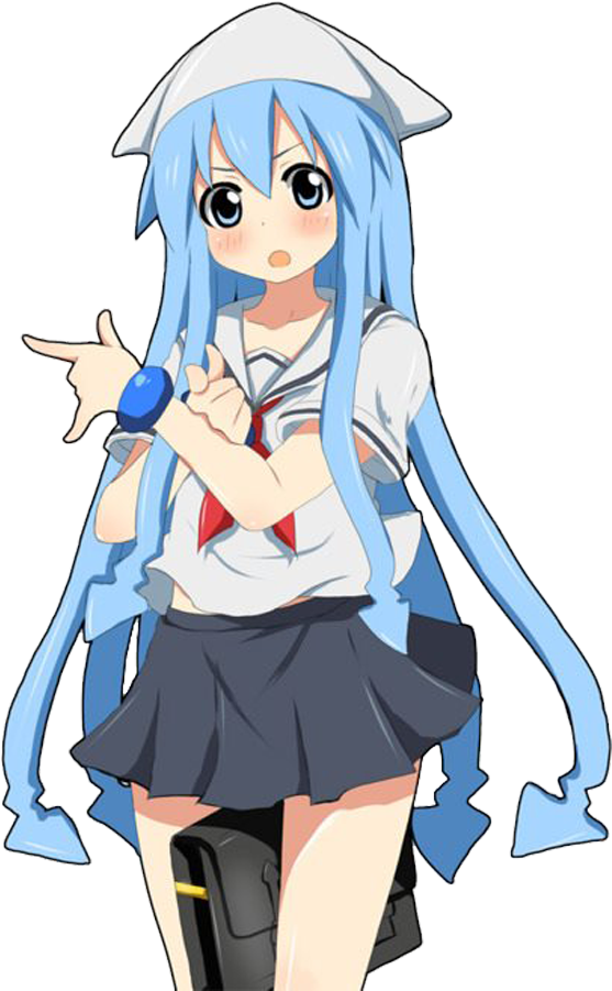 Squid Girl Anime Ecchi - Squid Girl (900x900)