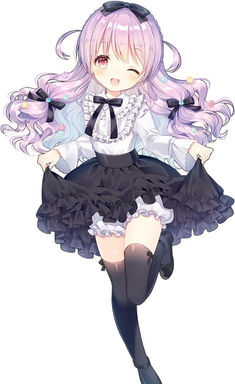 Anime, Girl, And Hair Image - Illustration (500x810)