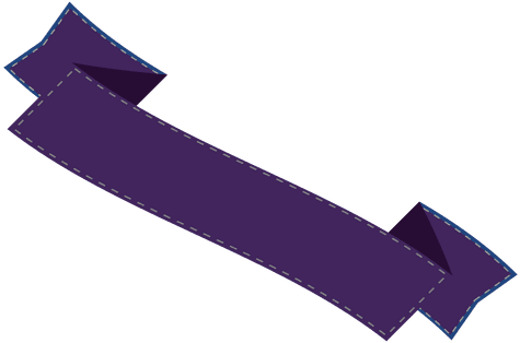 Purple Ribbon Png Clipart - Clip Art Of Purple Banner Transparent (512x512)