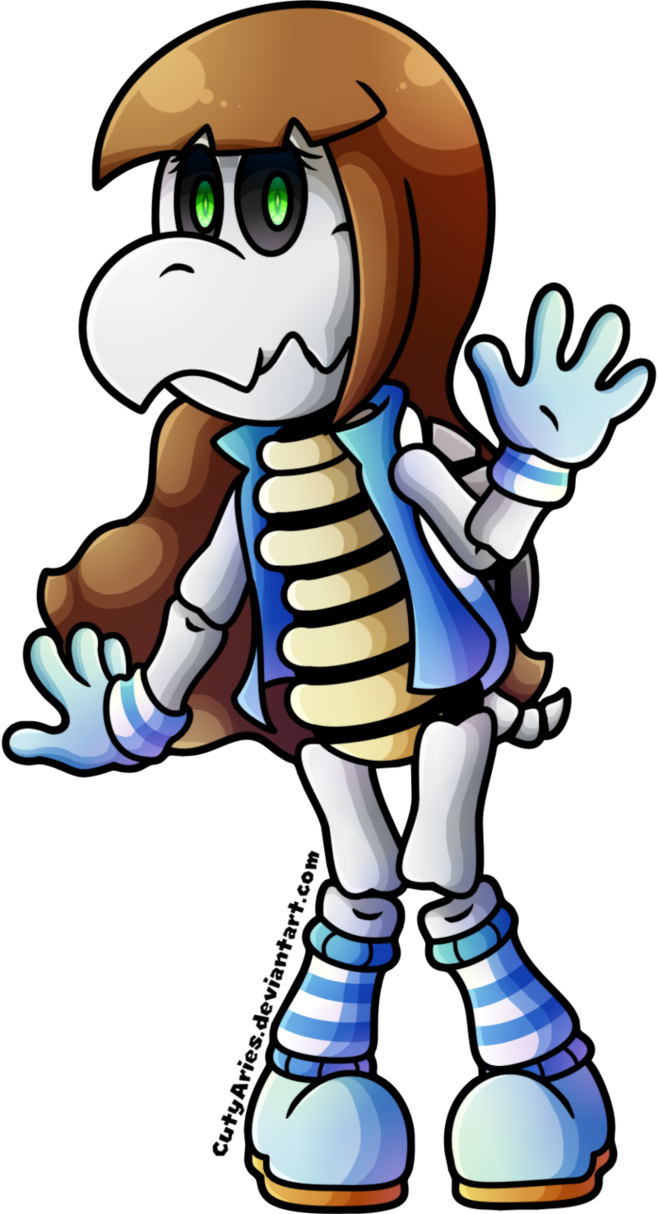Demetra Bones By Cutyaries - Cartoon (658x1214)