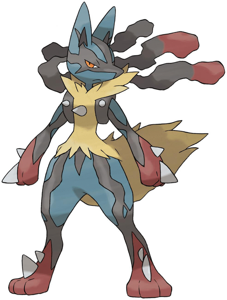 Quando Ampharos Megaevolui Para Megaampharos, A Sua - Pokemon Mega Evolution Lucario (768x1041)