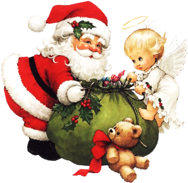 Imagens De Natal Com Papai Noel - Arich Christmas 5d Diy Diamond Painting Santa Angel (435x397)