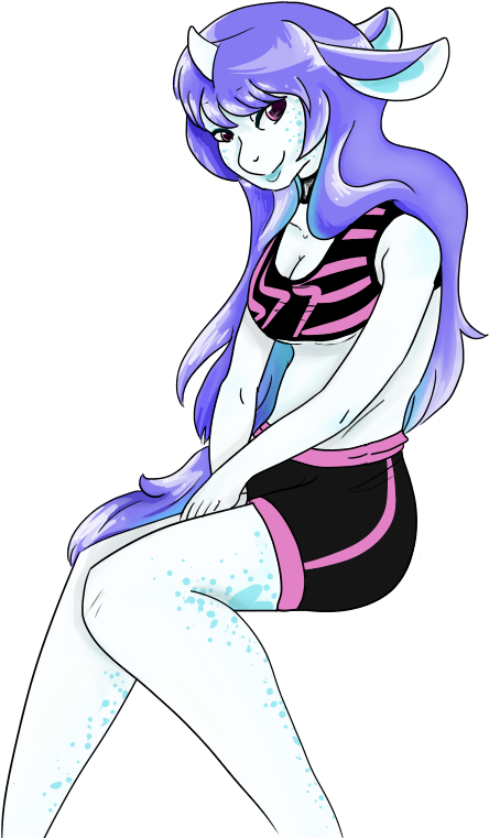 Unicorn Girl By Shastasaffor - Cartoon (600x850)